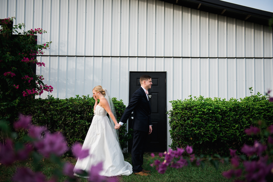 Bride and Groom First Touch/First Look Wedding Portrait | Tampa Bay Wedding Photographer Kera Photography