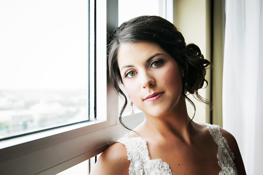 Natural Light Bridal Wedding Portrait | Tampa Wedding Photographer Limelight Photography
