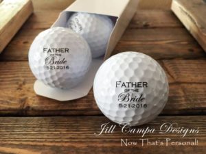 Custom Golf Balls | Father of the Bride Gift Ideas | Father’s Day Gifts | Marry Me Tampa Bay