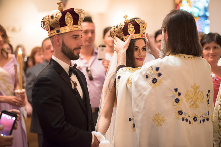 Elegant Purple Lilac And Ivory Ethnic Serbian Clearwater Wedding