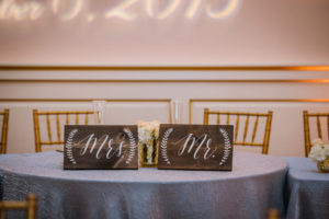 Mr. Mrs Wedding Sweetheart Table Wooden Signs