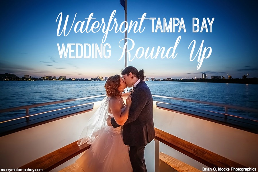 Real Tampa Bay Waterfront Wedding Venue Inspiration | Clearwater Waterfront Wedding Venue Yacht Sensation