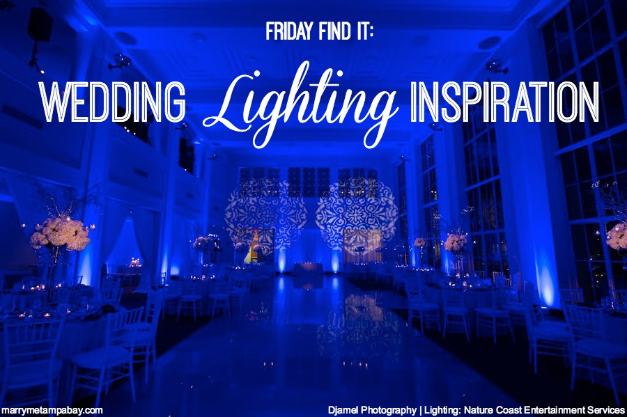 Modern Wedding Reception at The Vault | Lighting by Nature Coast Entertainment | Downtown Tampa Wedding