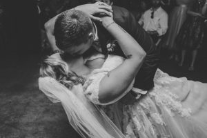 Tampa Bay Bride and Groom First Dance/Kiss Wedding Portrait