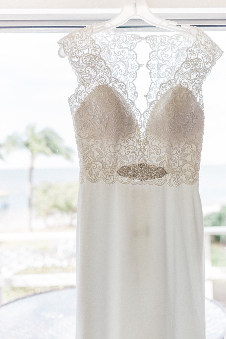 Ivory, Lace Allure Wedding Dress with Sleeves