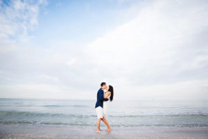 Outdoor, Waterfront Clearwater Beach Engagement Session | Clearwater Wedding Photographer Limelight Photography