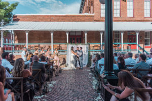 Outdoor, Tampa Wedding Ceremony at Outdoor, Ybor City Wedding Venue CL Space