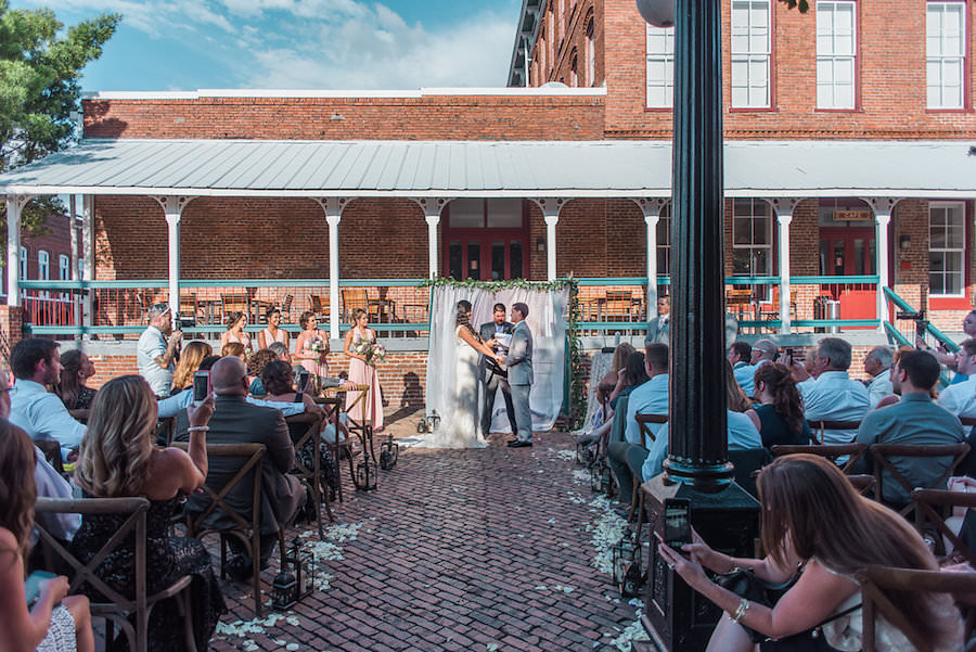 Outdoor, Tampa Wedding Ceremony at Outdoor, Ybor City Wedding Venue CL Space