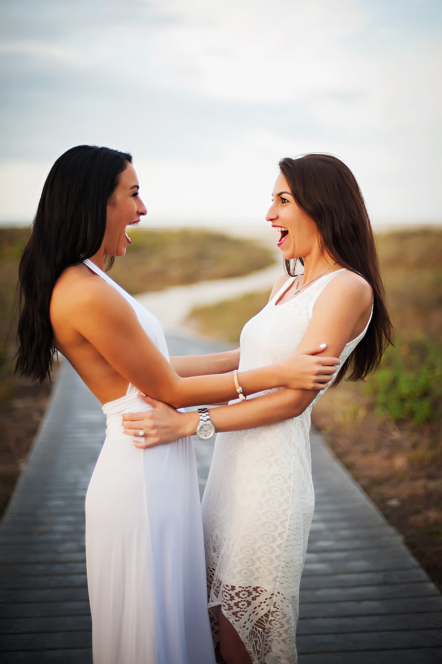 Sister, Joint Double Engagement Session | Clearwater Engagement Photographer Limelight Photography