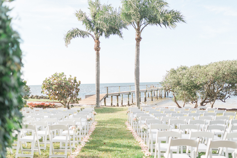 Outdoor, Waterfront Holiday, Florida Wedding Ceremony