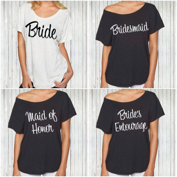 bridesmaid get ready shirts