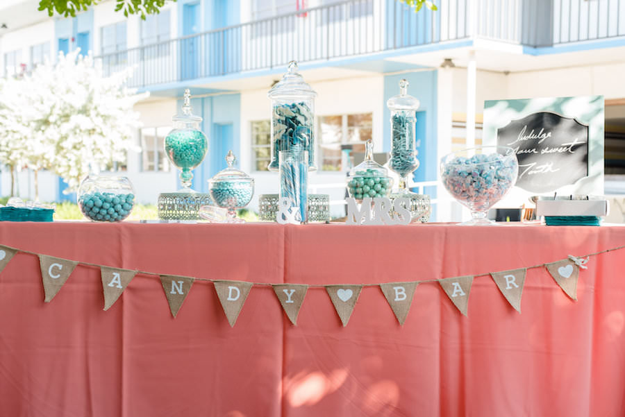 St. Petersburg Wedding Reception Candy Bar Table