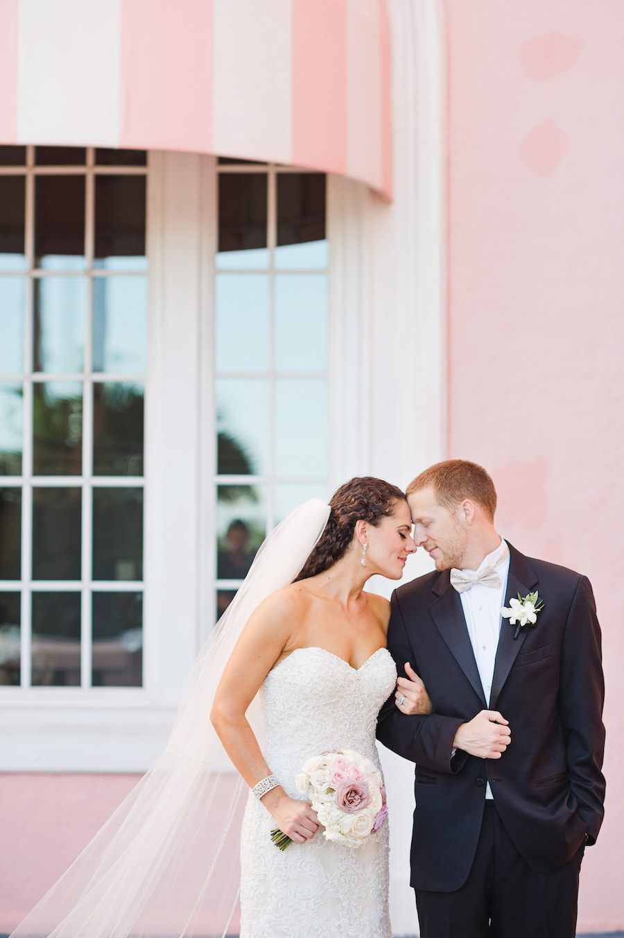 Bride and Groom Outdoor Tampa Wedding Portrait | Photograph by Tampa Wedding Photographer Marc Edwards Photographs