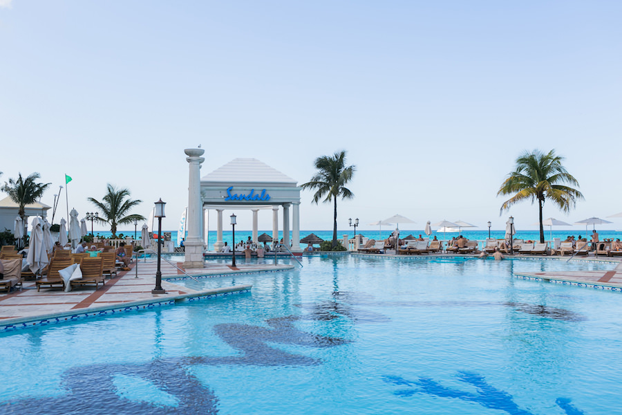 Travelmoons: Sandals Royal Bahamian Bahamas Destination Honeymoon and Wedding | Wedding Photographer AlexisJuneWeddings