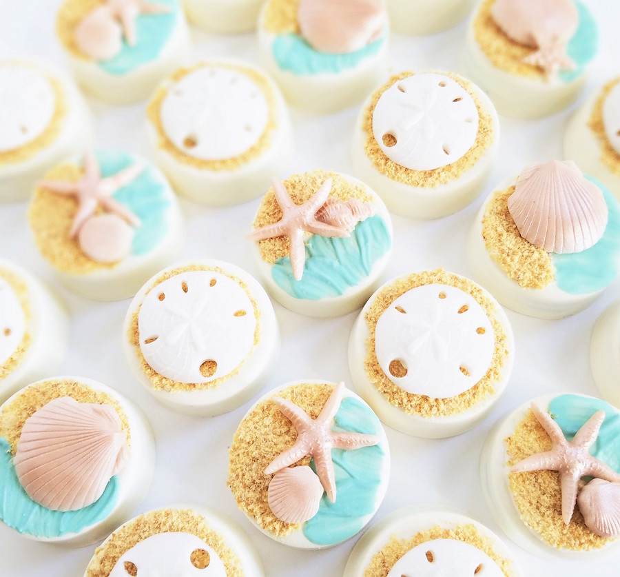 edible wedding favors beach