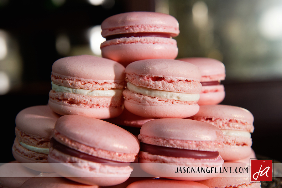 Custom Pink Wedding Macaroon Favors | Dessert Favors in Tampa Bay by The Artistic Whisk 