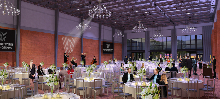 Waterfront Downtown Tampa Exposed Brick Wedding And Event Venue