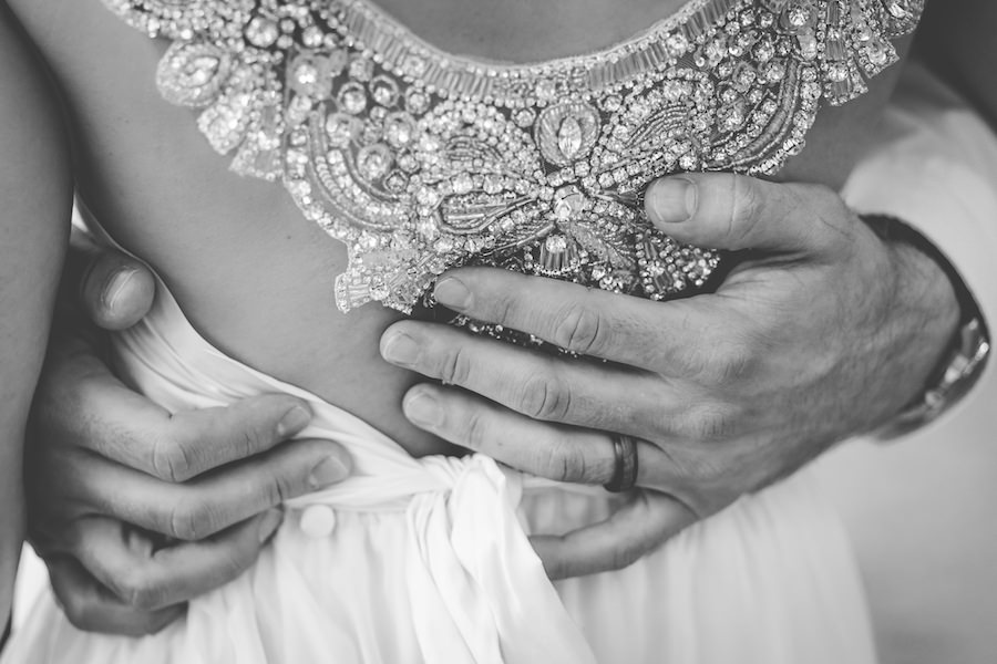 Beaded, Anna Campbell Wedding Dress Detail