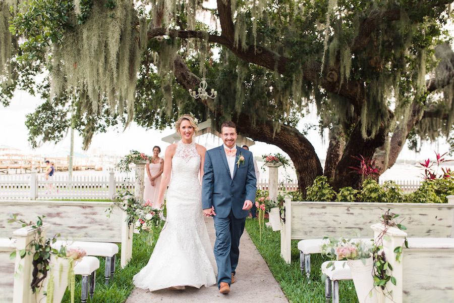 Outdoor Garden Wedding Reception Seating | Tampa Bay Vintage Wedding Furniture and Rentals | The Reserve Vintage Rentals