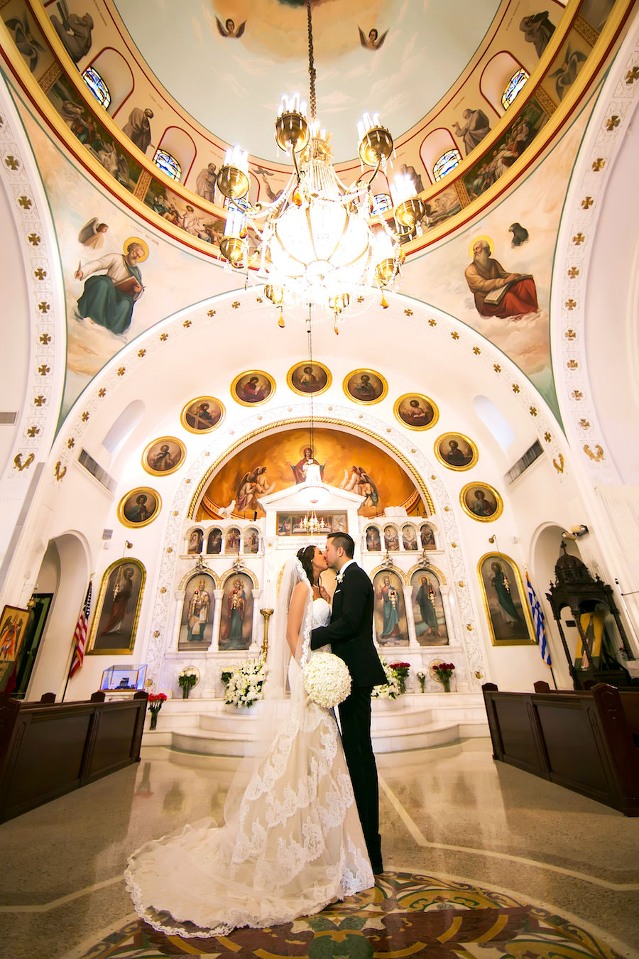 Traditional, Greek Orthodox Wedding Ceremony | Tampa Bay Wedding Ceremony Venue St Nicholas Greek Orthodox Cathedral Tarpon Springs | St. Petersburg Wedding Photographer Limelight Photography