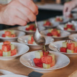 Cubed Cucumber Watermelon Salad | Tampa Wedding and Event Catering Company SaltBlock Catering