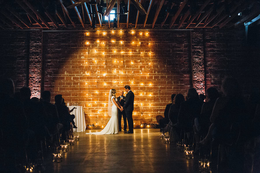 Metallic Modern Downtown St. Pete Wedding | NOVA 535 Wedding