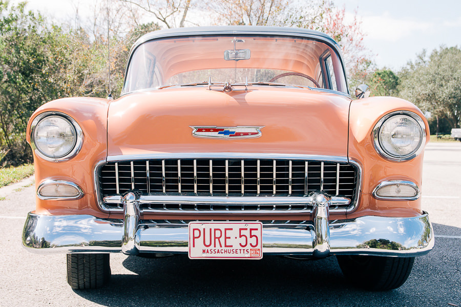 Tampa Vintage Car Wedding Engagement Session