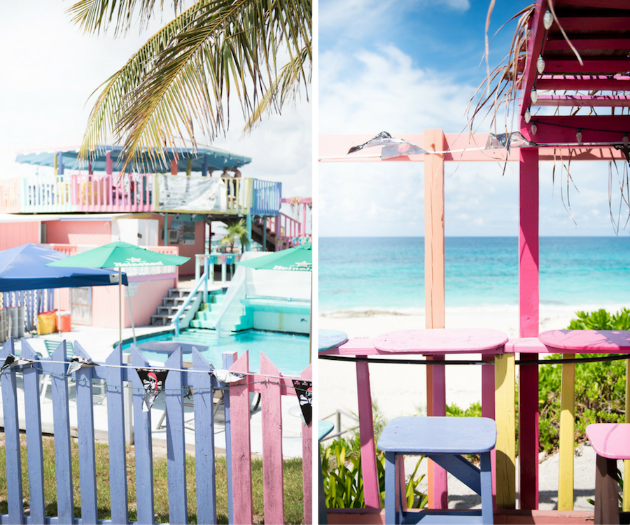 Bahamas Destination Beach Caribbean Boat Bar Crawl Excursion to Nippers | Aisle Society Weddings Abaco Beach Resort