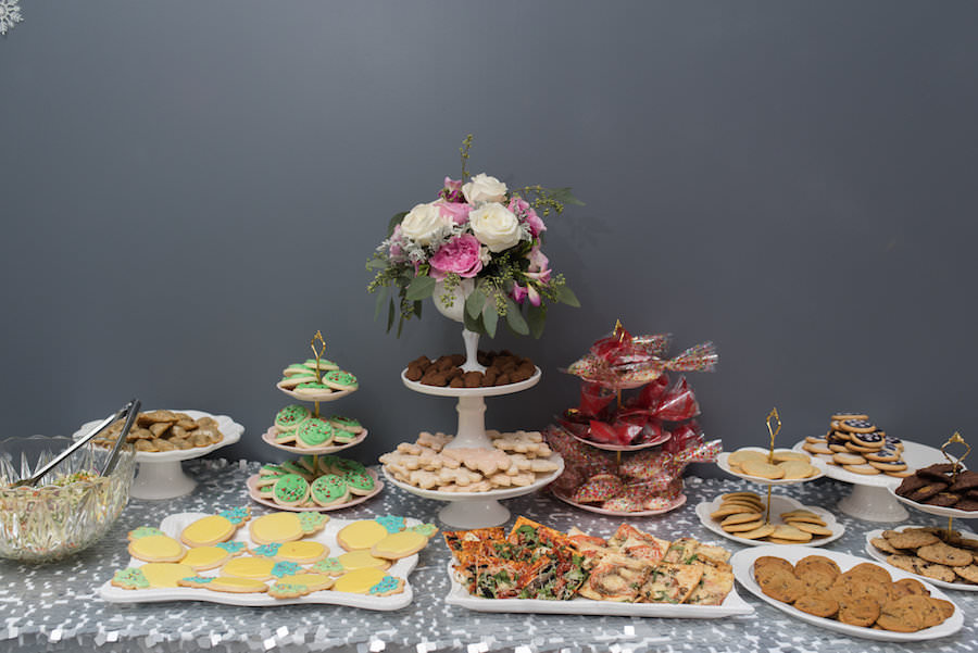 Cookie Swap Dessert Table | Girl's Night Bridal Shower/Bachelorette Party Ideas