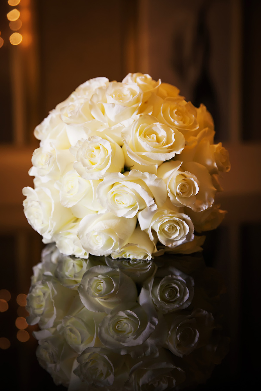 Ivory Floral Wedding Bridal Bouquet of Roses