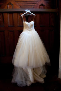 Ivory, Strapless, Tulle Vera Wang Wedding Dress