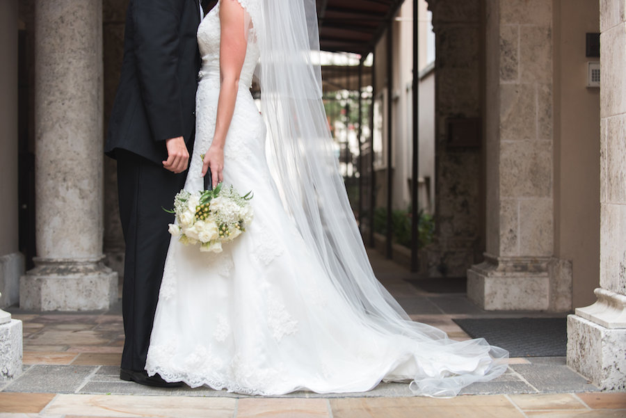 Bride and Groom Wedding Day Portrait | St. Petersburg Wedding Photographer Caroline and Evan Photography