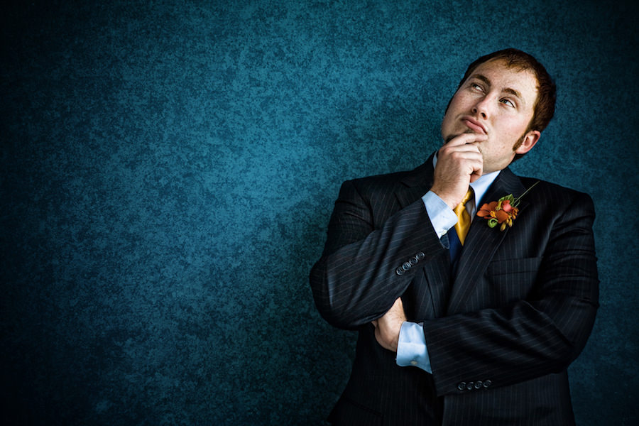 Groom Wedding Portrait in Tuxedo | Brian C Idocks Photographics