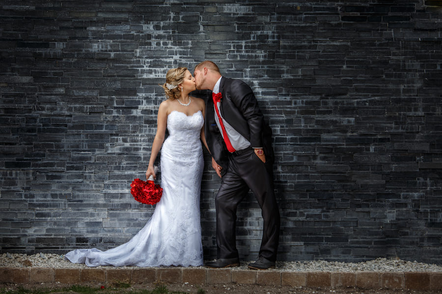 Bride and Groom Modern Wedding Portrait | Brian C Idocks Photographics