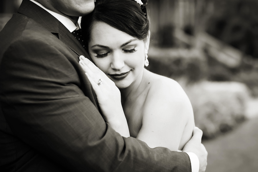 Bride and Groom Wedding Portrait | Tampa Wedding Photographer Limelight Photography