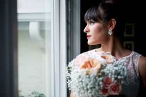 Indoor, Bridal Hair and Makeup Wedding Portrait