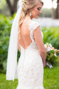 Bridal Wedding Portrait in Sweetheart Martina Liana Wedding Dress | Tampa Wedding Photographer Kera Photography