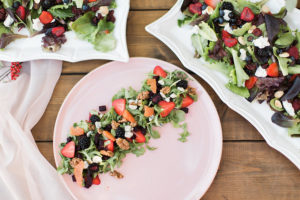 Seasonal Strawberry Salad | Tampa Bay Wedding Caterer Tastes of Tampa Bay |