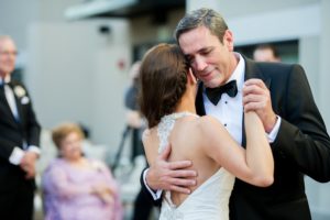 Bride and Dad Dancing at Tampa Wedding Reception, Father Daughter Dance
