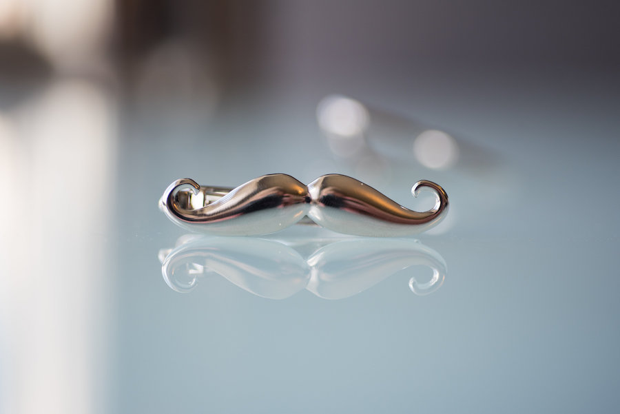 Mustache Inspired Salvador Dali Groom's Accessory Pin | Whimsical Fairytale Wedding Inspiration