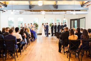 Indoor Wedding Ceremony at South Tampa Wedding Ceremony Venue The Oxford Exchange