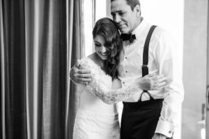 Bride and Dad First Look at Tampa Wedding | Tampa Wedding Photographer Andi Diamond Photography