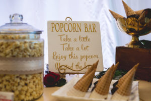 Wedding Popcorn Dessert Bar Ideas and Inspiration | Tampa Bay Wedding Cake Decorator A Piece of Cake