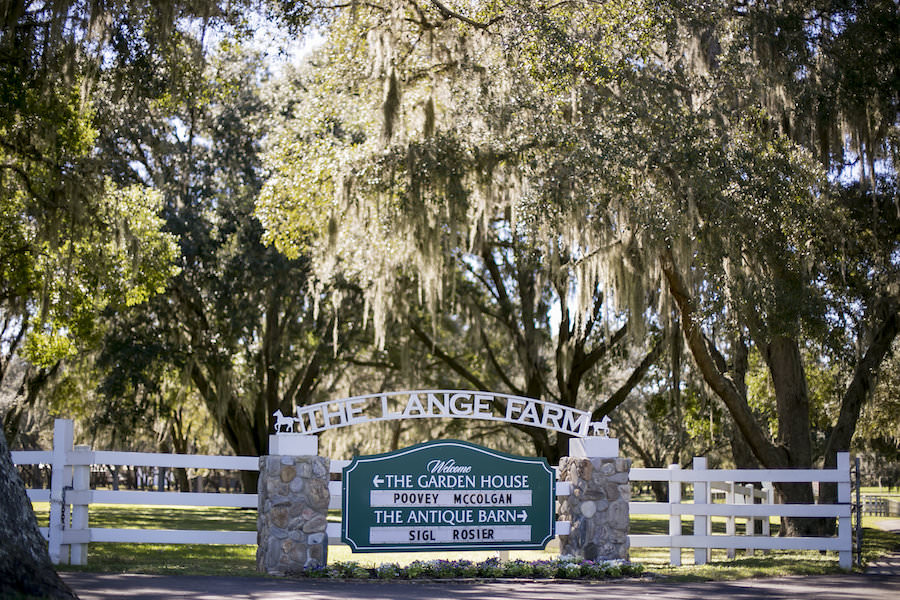 Outdoor Tampa Bay Rustic Wedding Venue with Spanish Moss Trees The Lange Farm