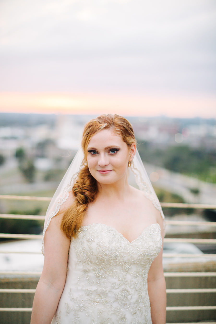 Outdoor Tampa Bridal Portrait | The Tampa Club Wedding Venue