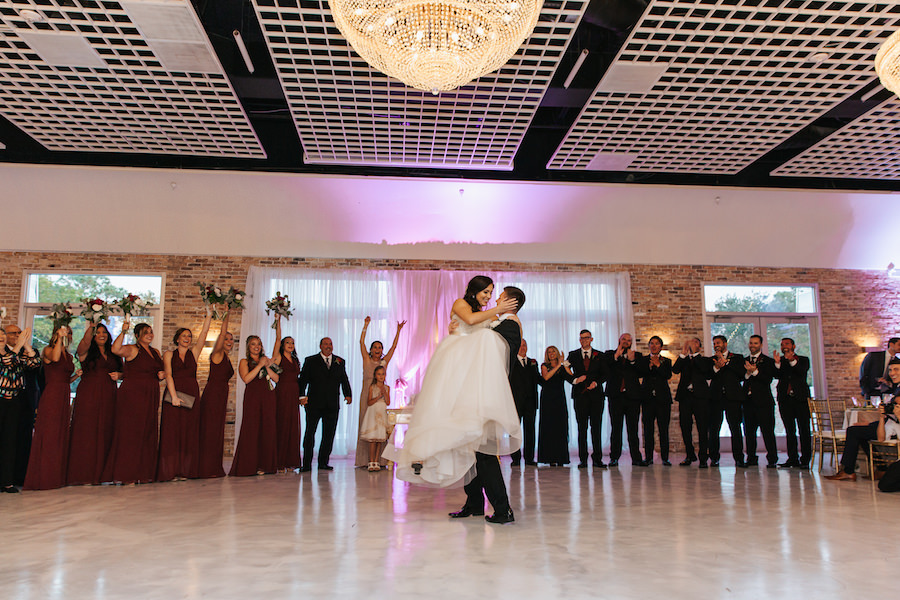 Bride and Groom First Dance | Sarasota Wedding Planner Jennifer Matteo Event Planning