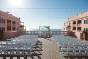 Outdoor Florida Beachfront Wedding Ceremony at Hyatt Regency Clearwater Beach Wedding Venue | Wedding Planning by Kimberly Hensley Events