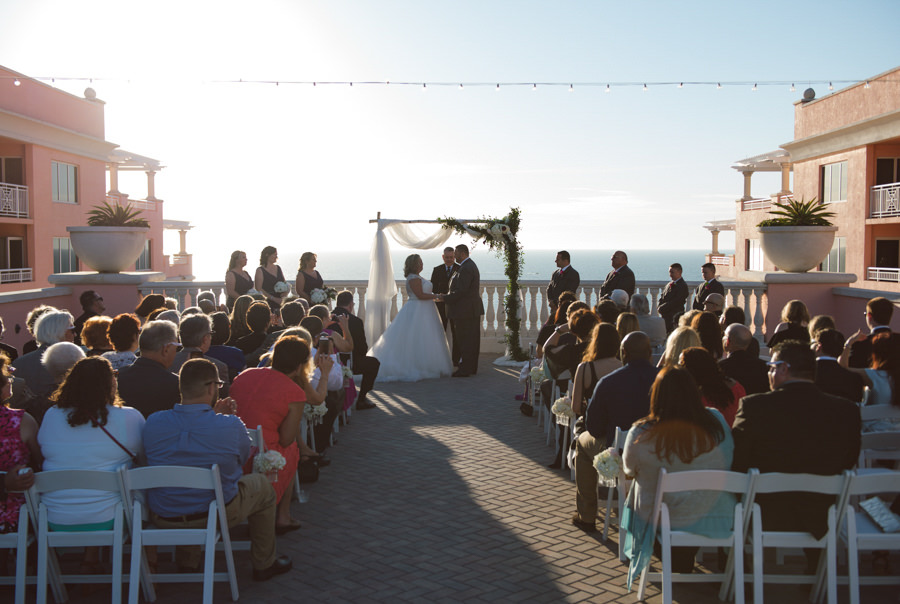 Florida, Outdoor Beachfront Wedding Ceremony at Hyatt Regency Clearwater Beach Wedding Venue | Clearwater Wedding Planning by Kimberly Hensley Events