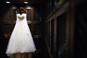 Ivory, Beaded Sweetheart Trumpet Stella Tolli Wedding Gown | The Tampa Club Wedding Venue