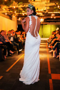 Nude Sheer Button Up Back Bianca Wedding Dress | Marry Me Tampa Bay Wedding Week Bridal Fashion Runway Show | Tampa Bay Wedding Photographer Limelight Photography | Wedding Planner Glitz Events | Hair and Makeup Artist Michele Renee The Studio | Couture Wedding Dress Shop Isabel O'Neil Bridal